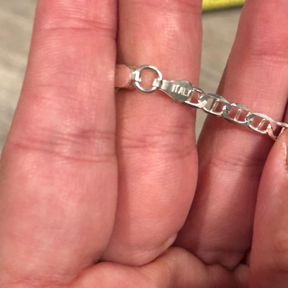 Lightweight sterling silver bracelet from Italy! - Picture 3 of 4